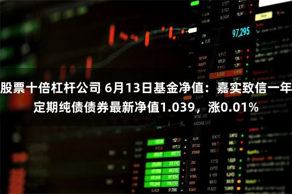 股票十倍杠杆公司 6月13日基金净值：嘉实致信一年定期纯债债券最新净值1.039，涨0.01%