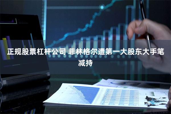 正规股票杠杆公司 菲林格尔遭第一大股东大手笔减持